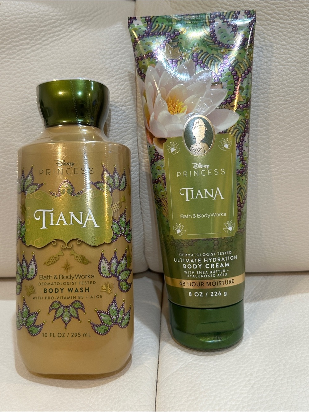 Bath & Body Work Disney Princess Tiana Body Care 2 Pieces Set